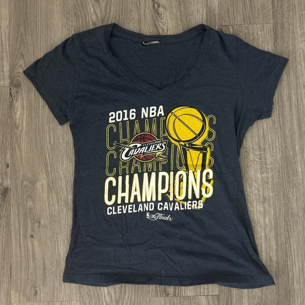 2016 Cleveland Cavaliers NBA Champions black cotton t-shirt #NBA #Cavs